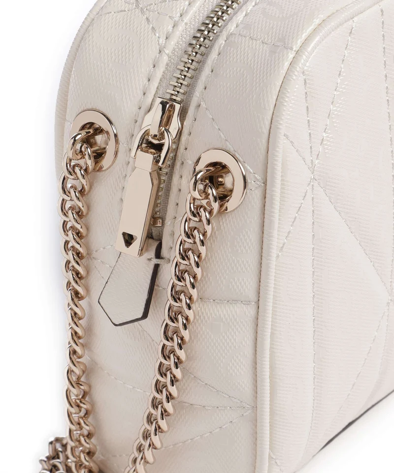 Guess Aldina G-Shine Umhängetasche offwhite