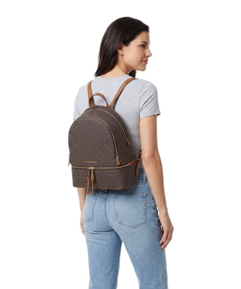Michael Kors Rhea Zip Rucksack brown