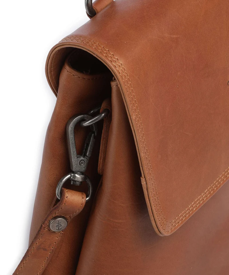 The Chesterfield Brand Wax Pull Up Cow Angera Handtasche cognac