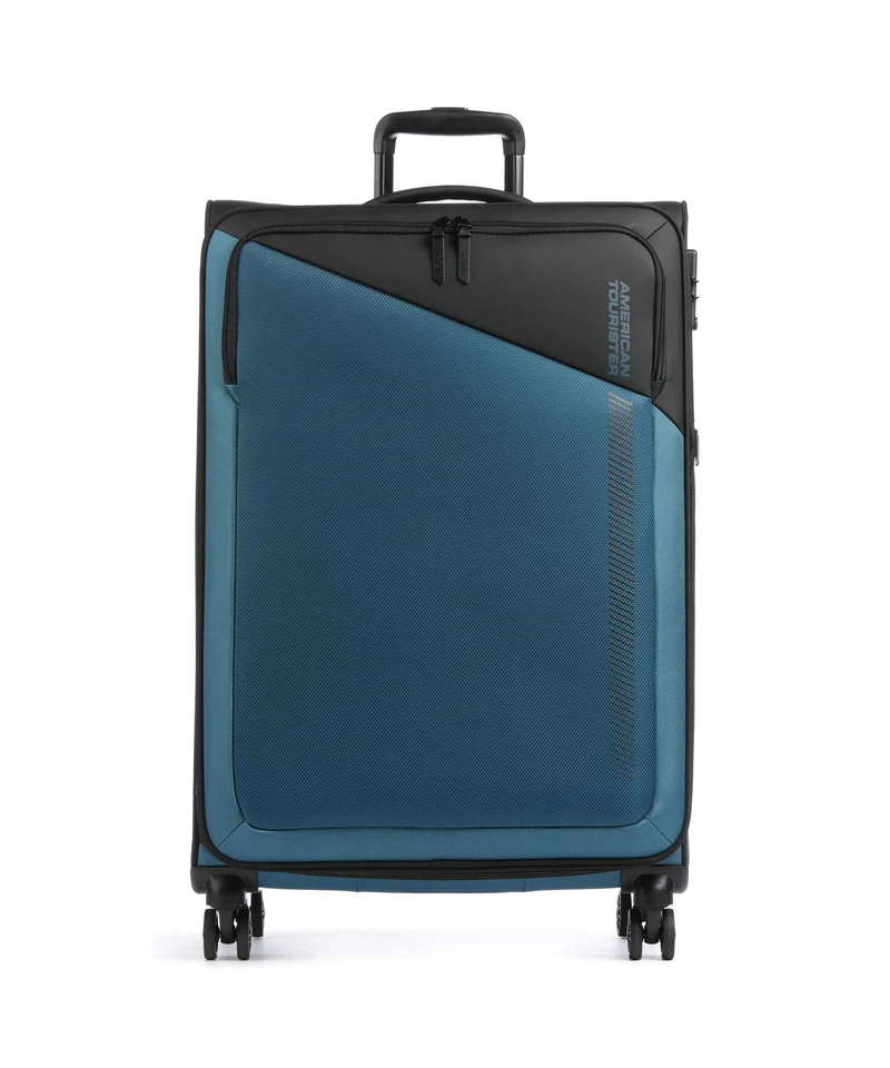 American Tourister Daring Dash L 4-Rollen Trolley black/blue