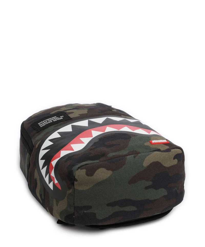 Sprayground Shark Central Camo Rucksack green