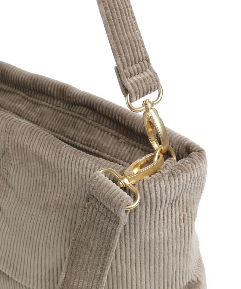 Zwei Mademoiselle.M M12 Beuteltasche cord mocca