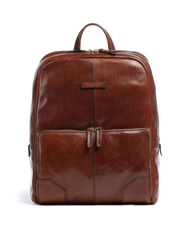 The Bridge Vespucci Rucksack marrone