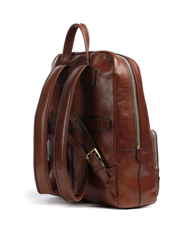 The Bridge Vespucci Rucksack marrone