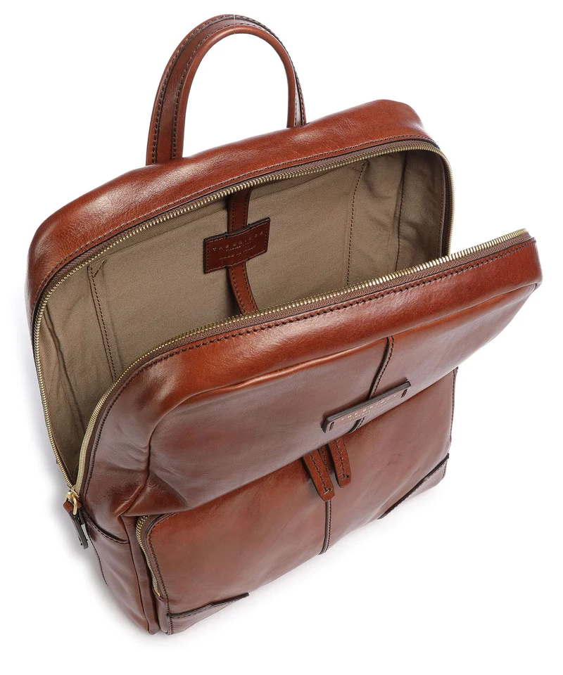 The Bridge Vespucci Rucksack marrone