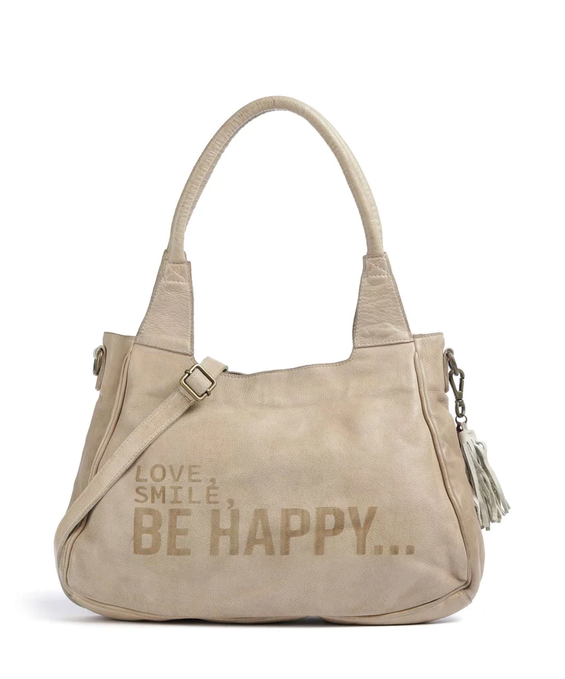 Taschendieb Wien Glücksbrücke 3 Schultertasche cream