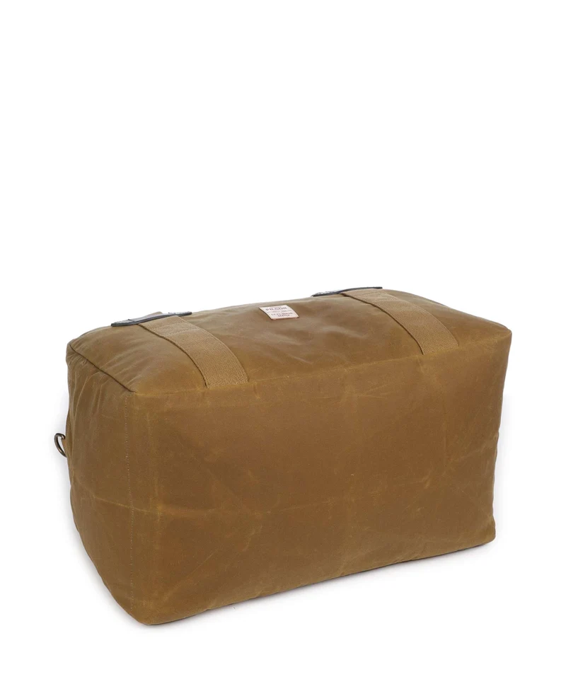 Filson Oil Finish Tin Cloth Weekender dark tan