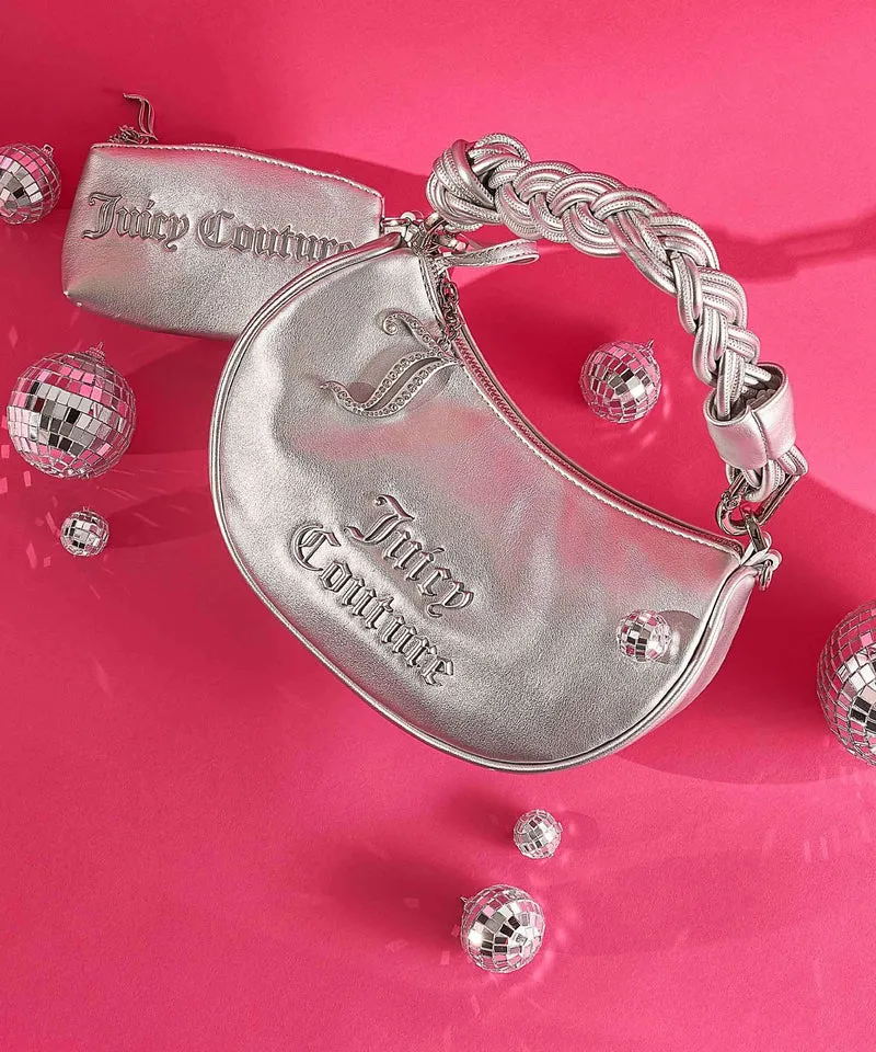 Juicy Couture Blossom Twist S Schultertasche silver