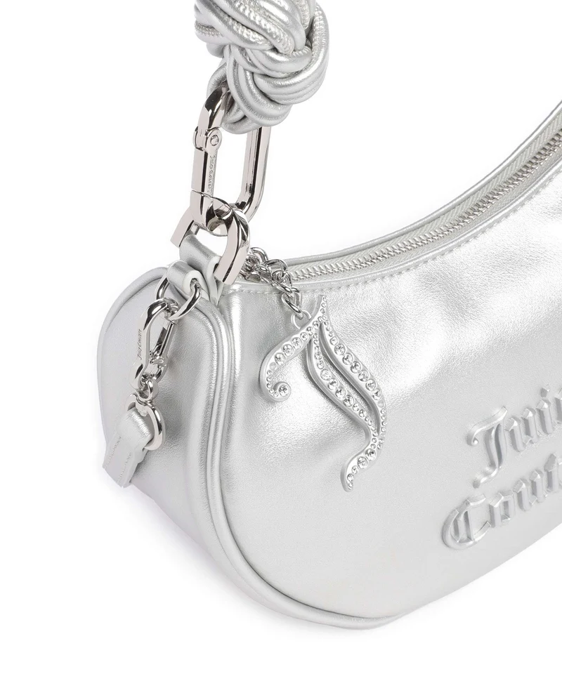 Juicy Couture Blossom Twist S Schultertasche silver