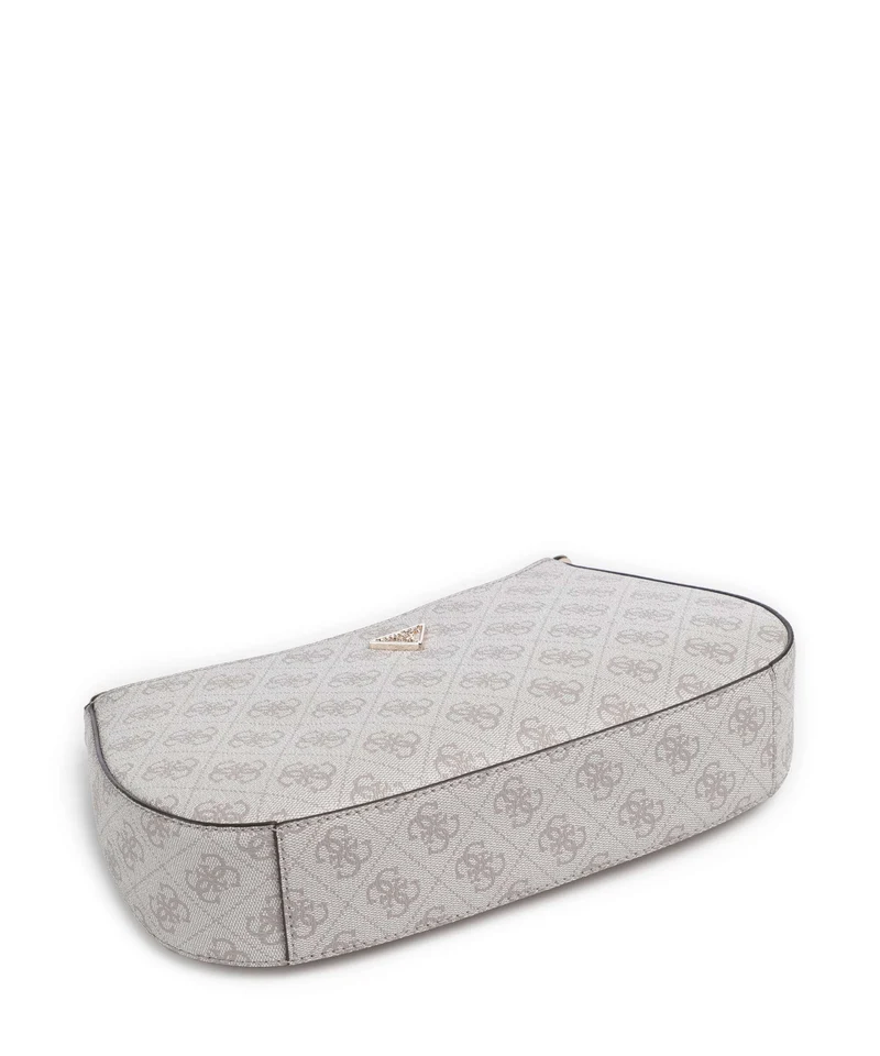 Guess Noelle Schultertasche dark taupe logo