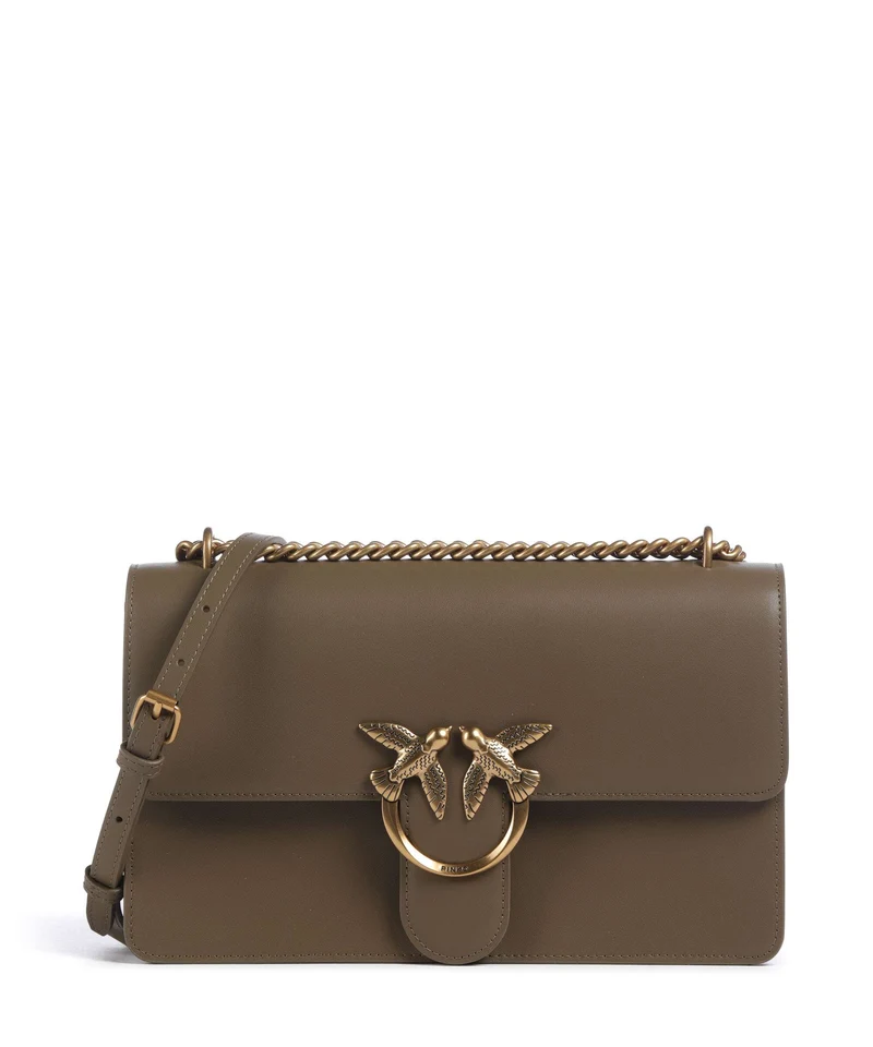 Pinko Love One Classic Schultertasche scricciolo/antique gold