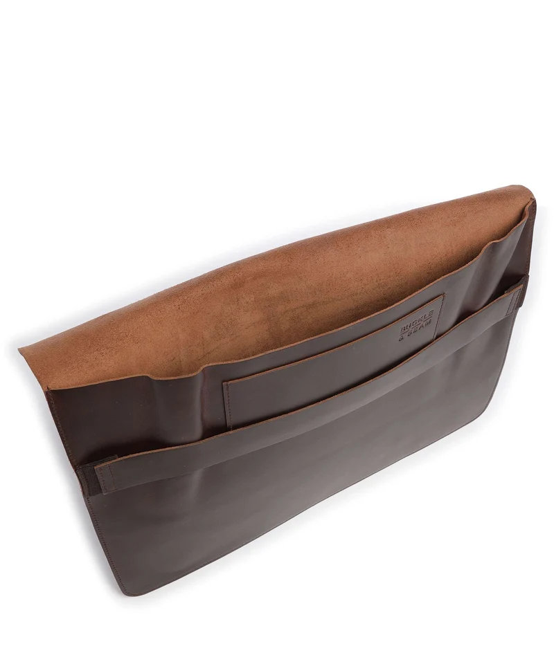 Buckle & Seam Terra Laptophülle brown