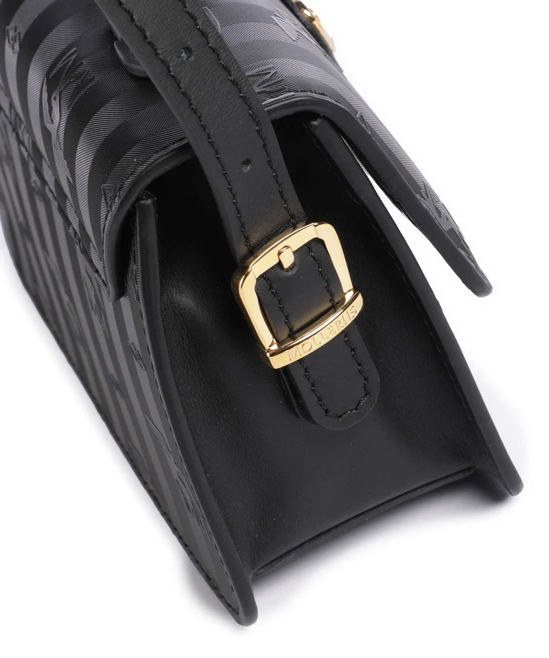 Maison Mollerus Vinerus Egg Umhängetasche classic schwarz