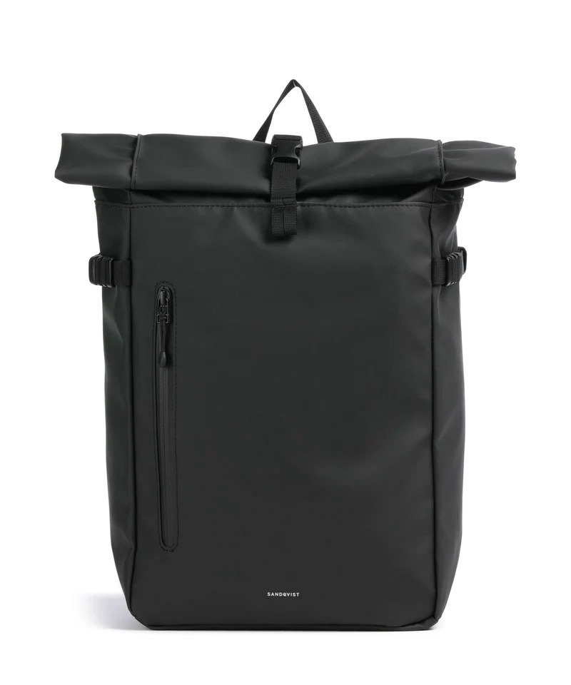 Sandqvist Stream M Rolltop Rucksack black