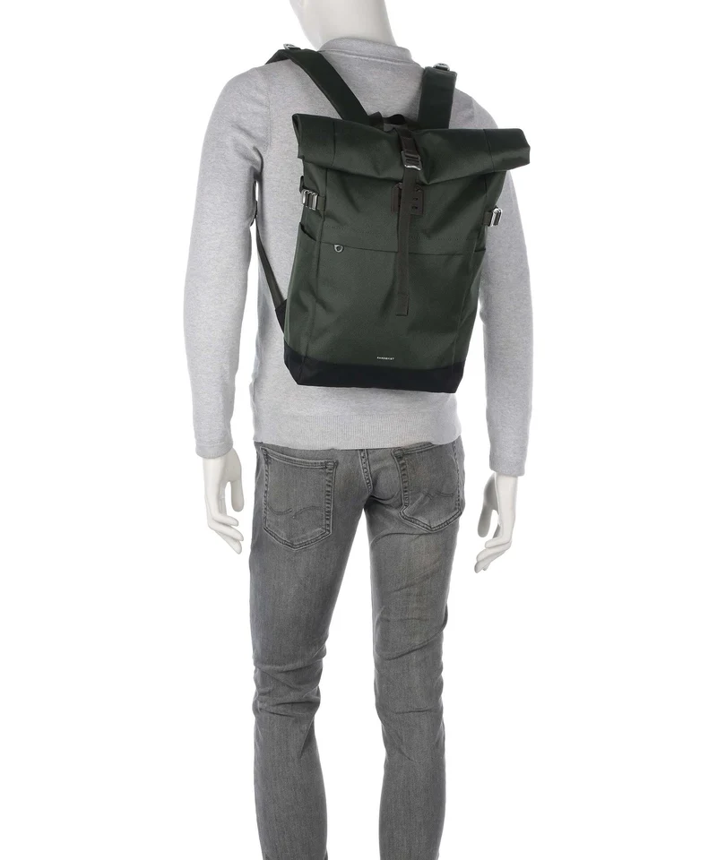Sandqvist Icon M Rolltop Rucksack multicolour/dark