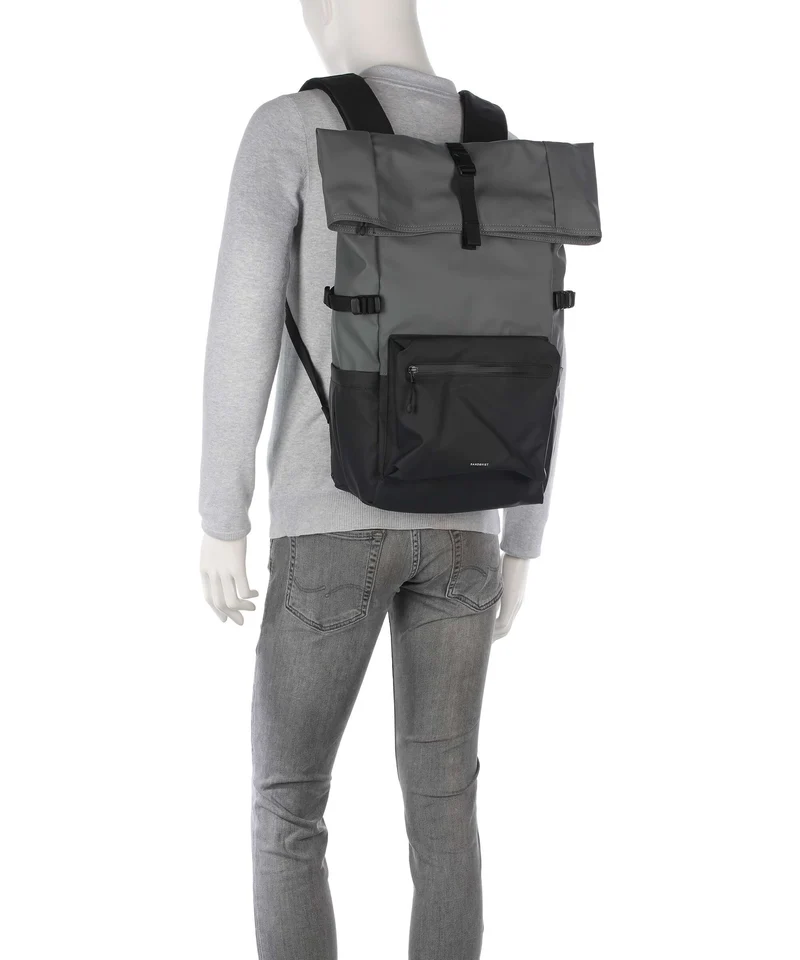 Sandqvist Stream L Rolltop Rucksack multicolour