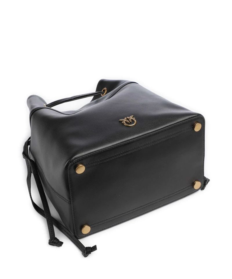 Pinko Secchiello Classic Bucket Handtasche nero/antique gold