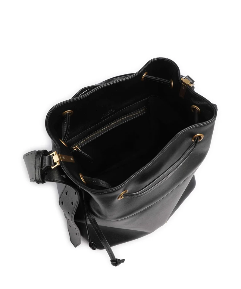 Pinko Secchiello Classic Bucket Handtasche nero/antique gold