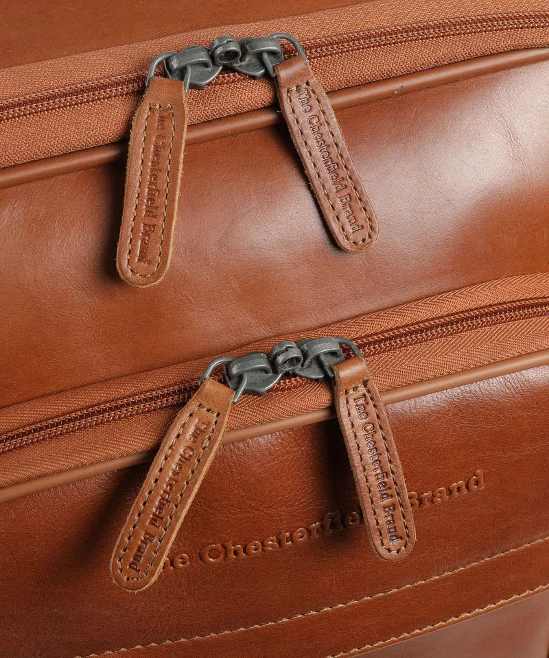 The Chesterfield Brand Keylago 4-Rollen Trolley cognac
