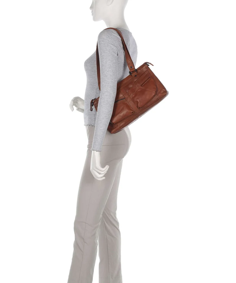 Spikes & Sparrow Bronco Cherish Schultertasche brandy