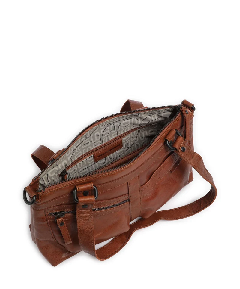 Spikes & Sparrow Bronco Cherish Schultertasche brandy