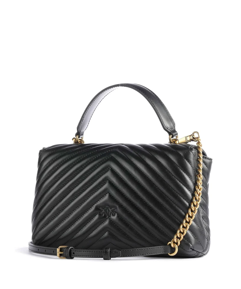 Pinko Love Lady Puff Classic Handtasche nero/antique gold