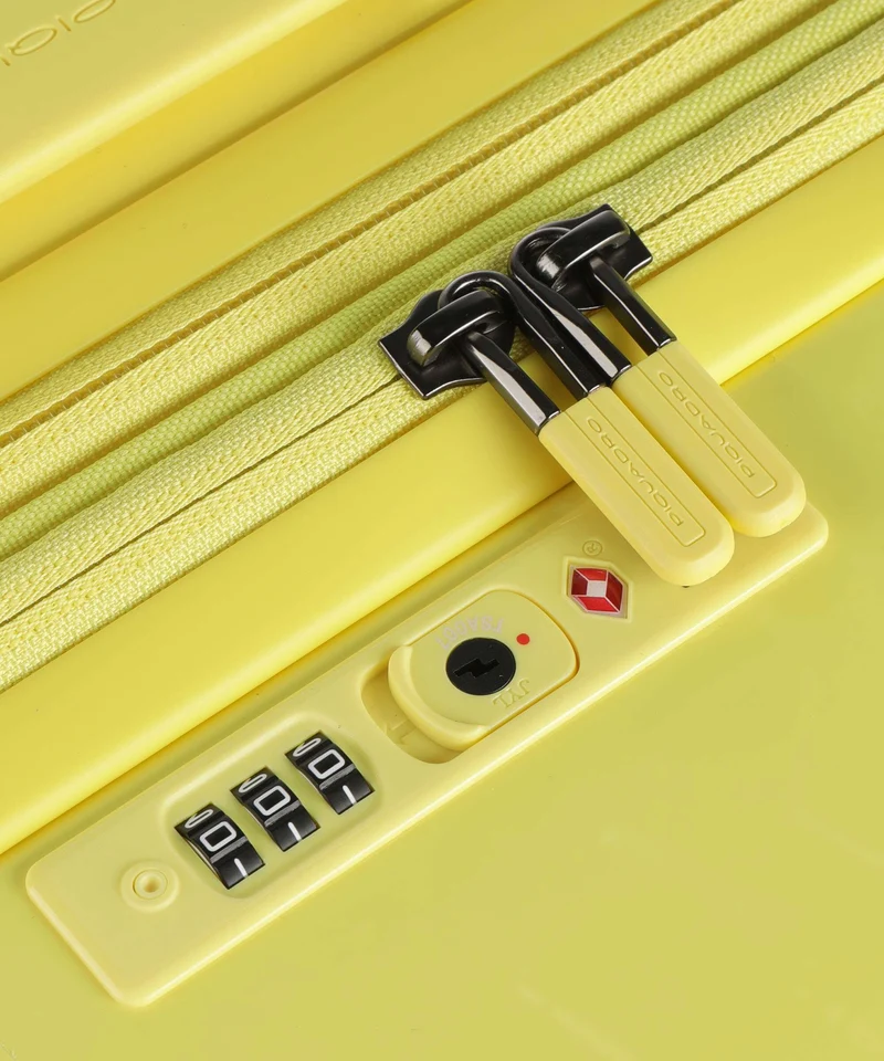 Piquadro PQ Light L 4-Rollen Trolley giallo