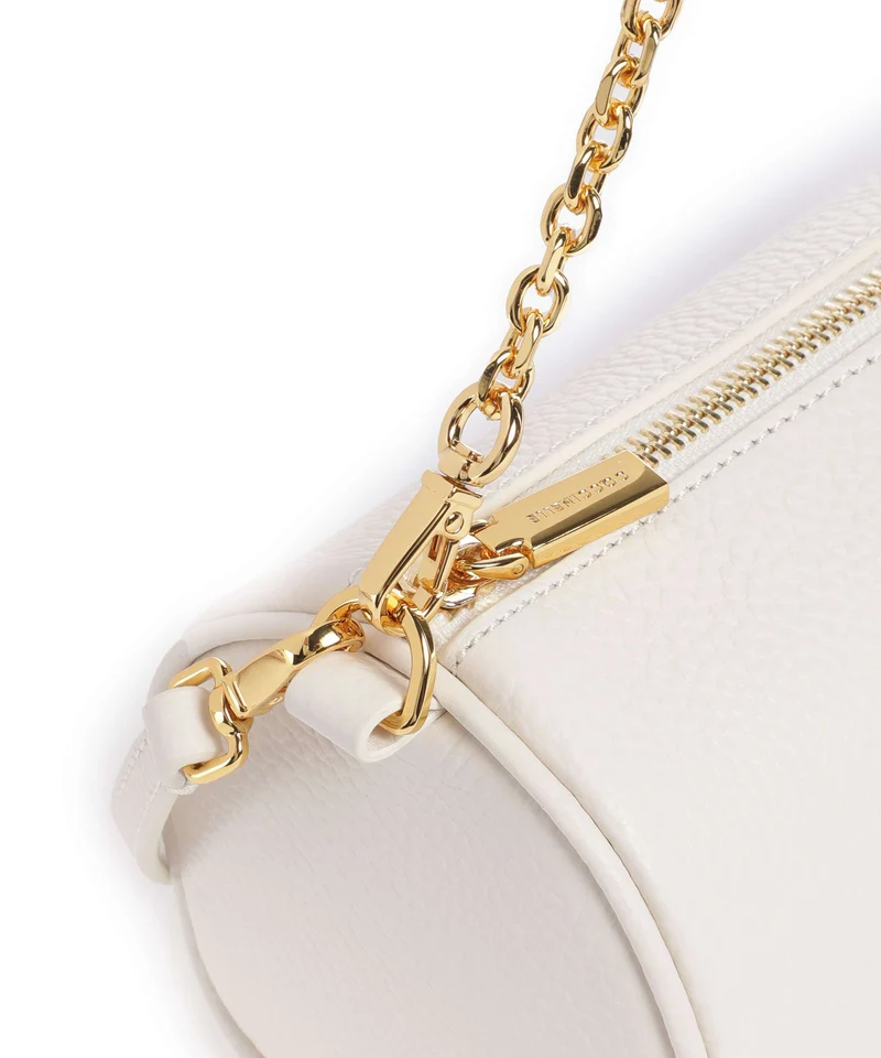 Coccinelle Aura Schultertasche blanco