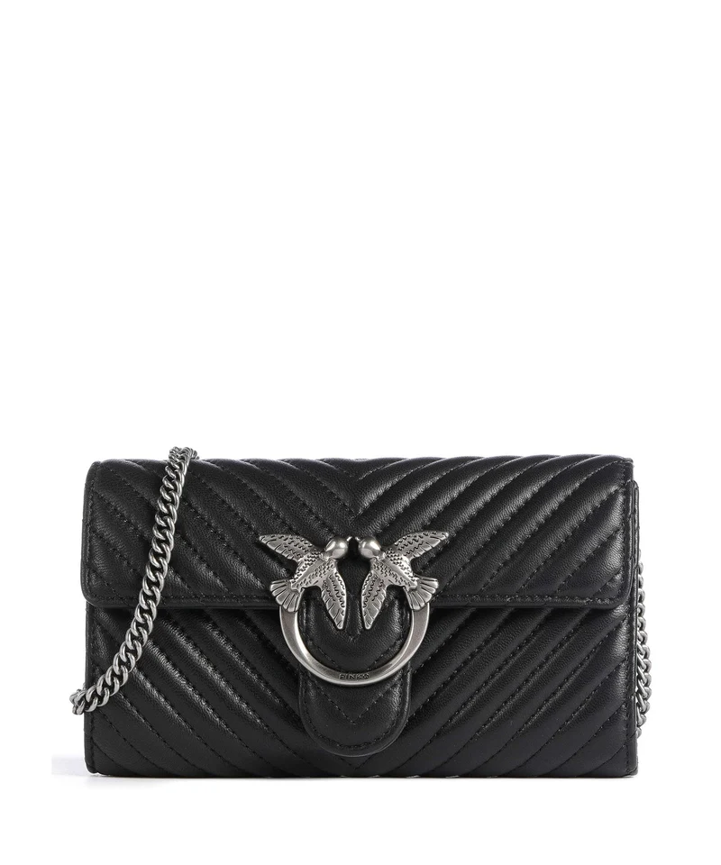 Pinko Love One Geldbörse nero/old silver
