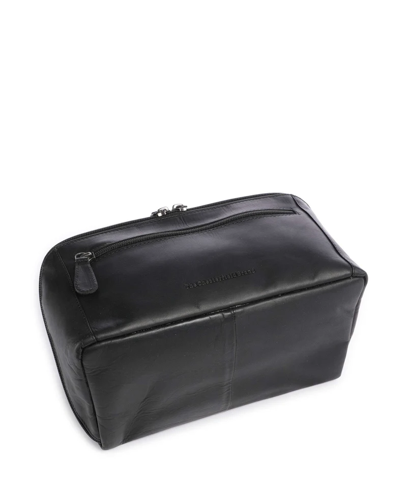The Chesterfield Brand Wax Pull Up Cow Elmia Kulturbeutel black