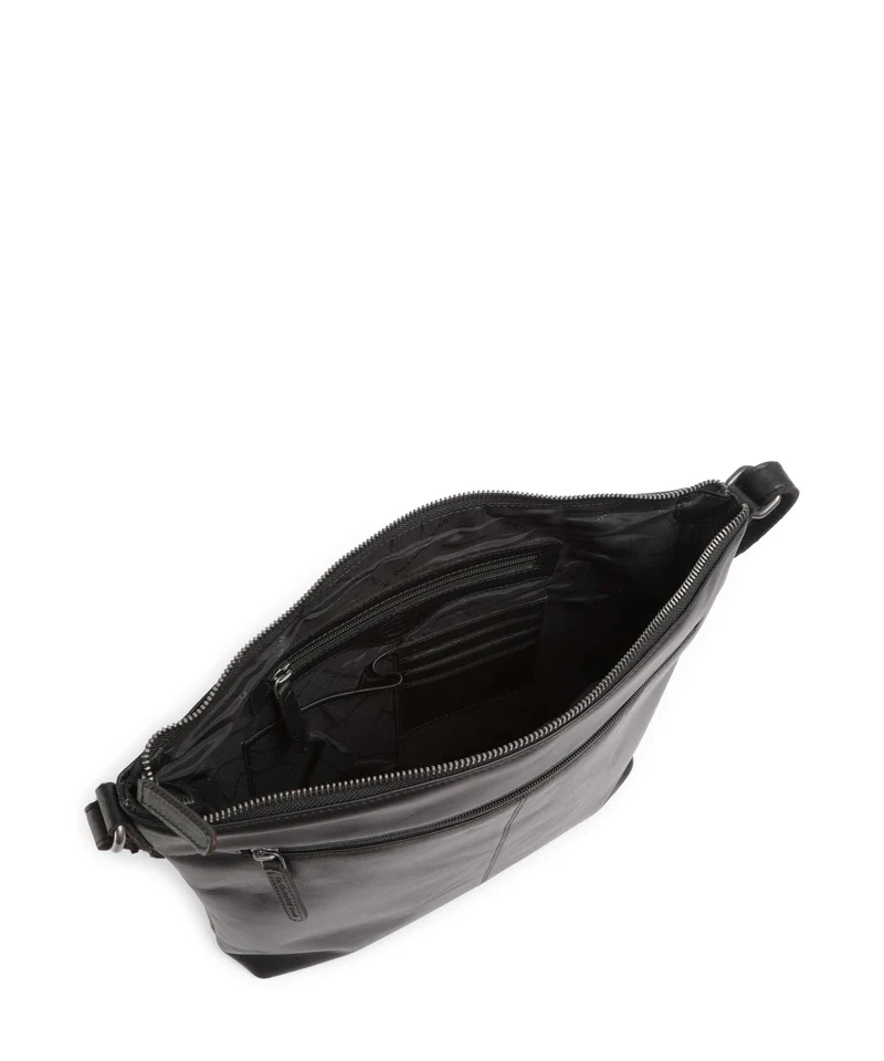 The Chesterfield Brand Wax Pull Up Cow Cartagena Umhängetasche black