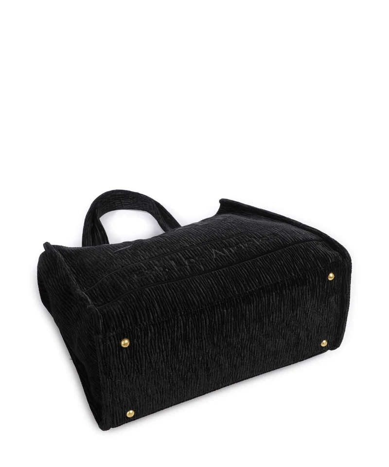 Juicy Couture Iris Crinkled Velvet L Shopper black