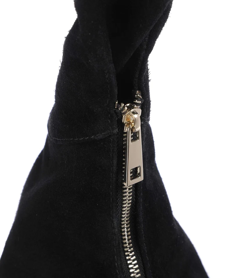 Núnoo Suede Gabi Beuteltasche black