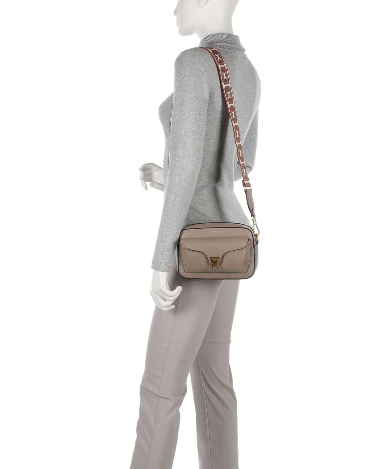 Coccinelle Beat Soft Ribbon Umhängetasche warm taupe