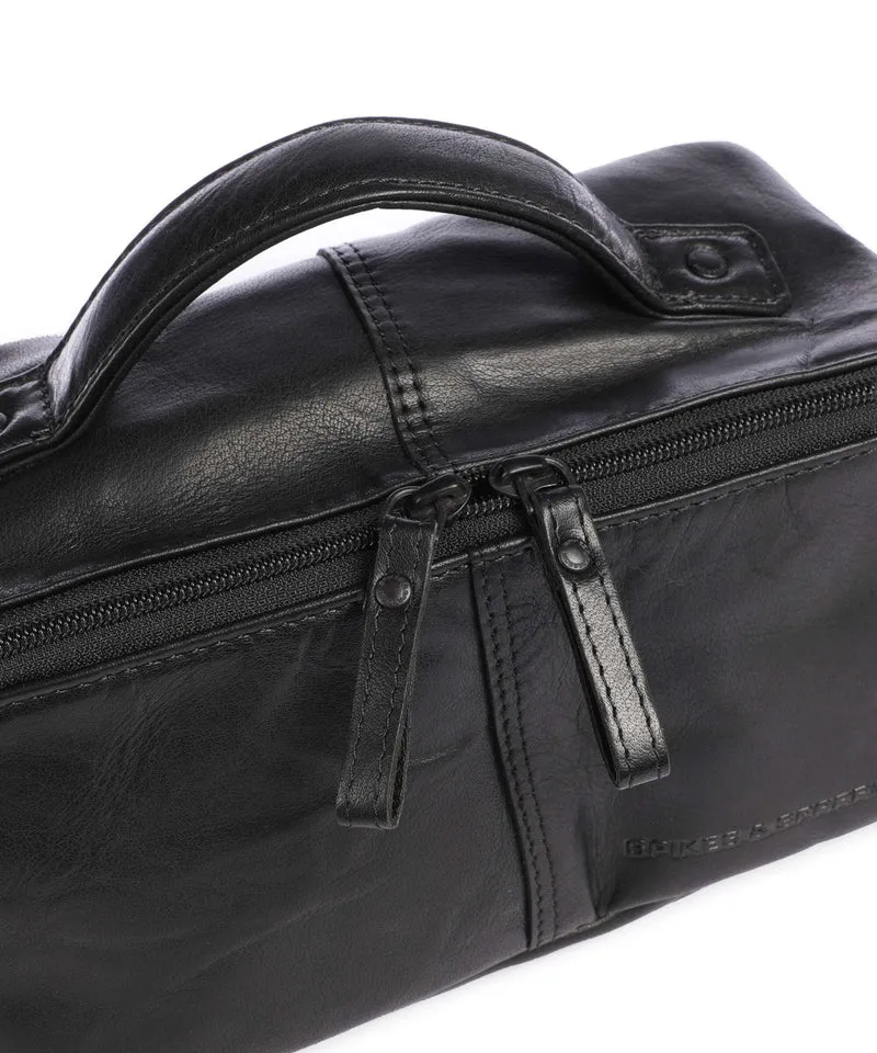 Spikes & Sparrow Bronco Frenchy Kulturbeutel black