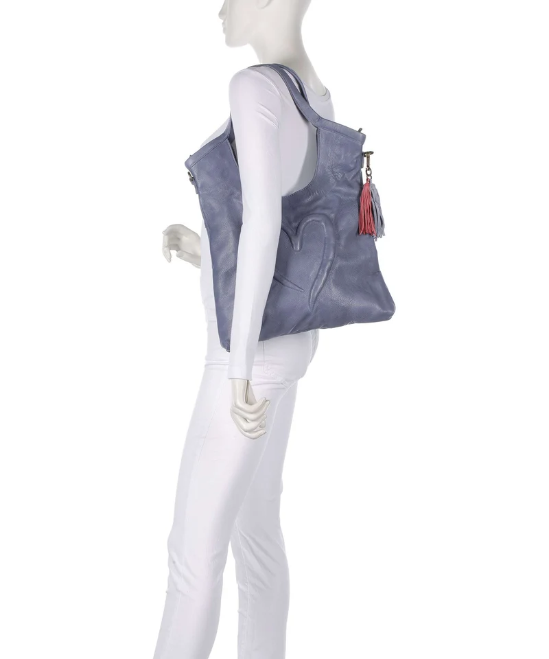 Taschendieb Wien Herzweg 6 Shopper lila lavender
