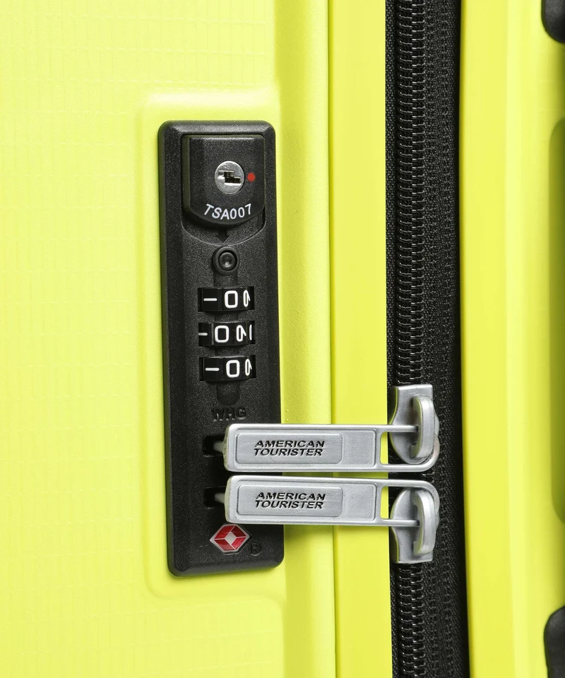 American Tourister Aerostep 4-Rollen Trolley light lime