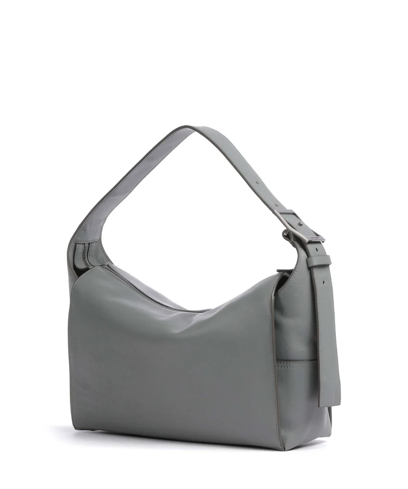 Liebeskind Lou Calf Optic M Beuteltasche grigio