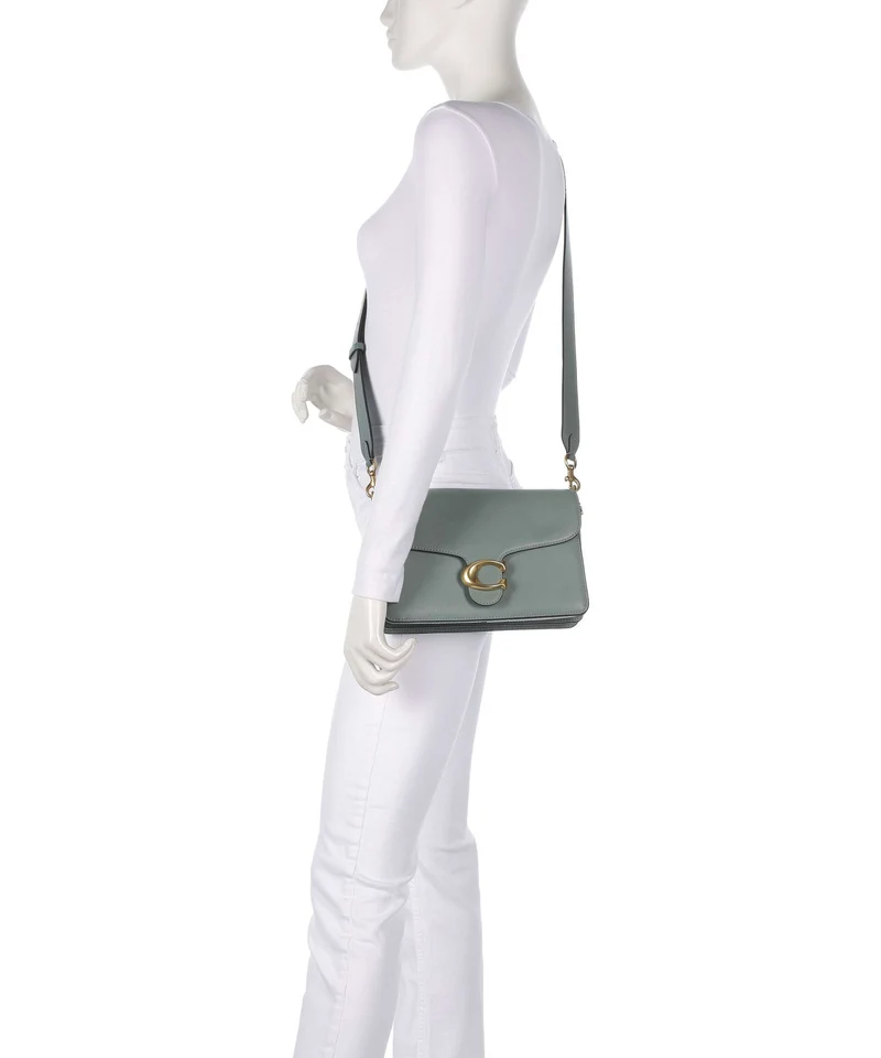 Coach Tabby Soft Chain Schultertasche sage