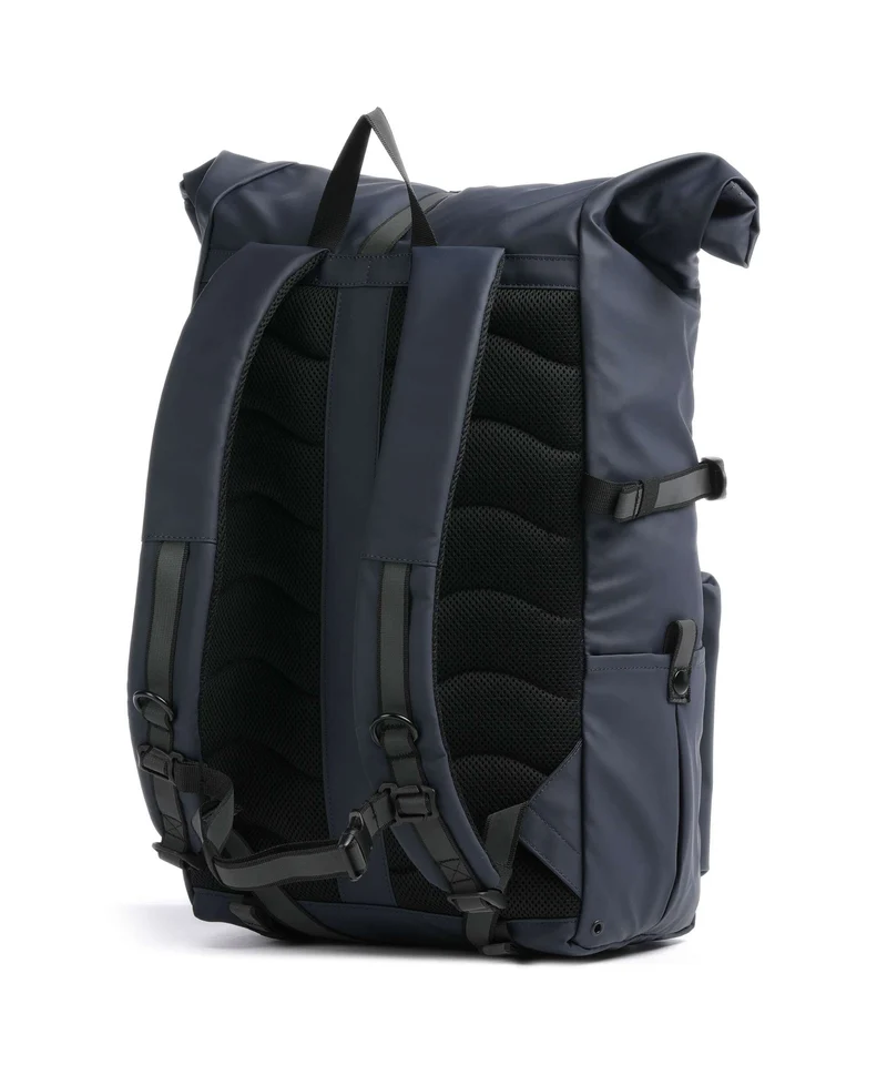 Sandqvist Stream Ruben 2.0 Rolltop Rucksack navy