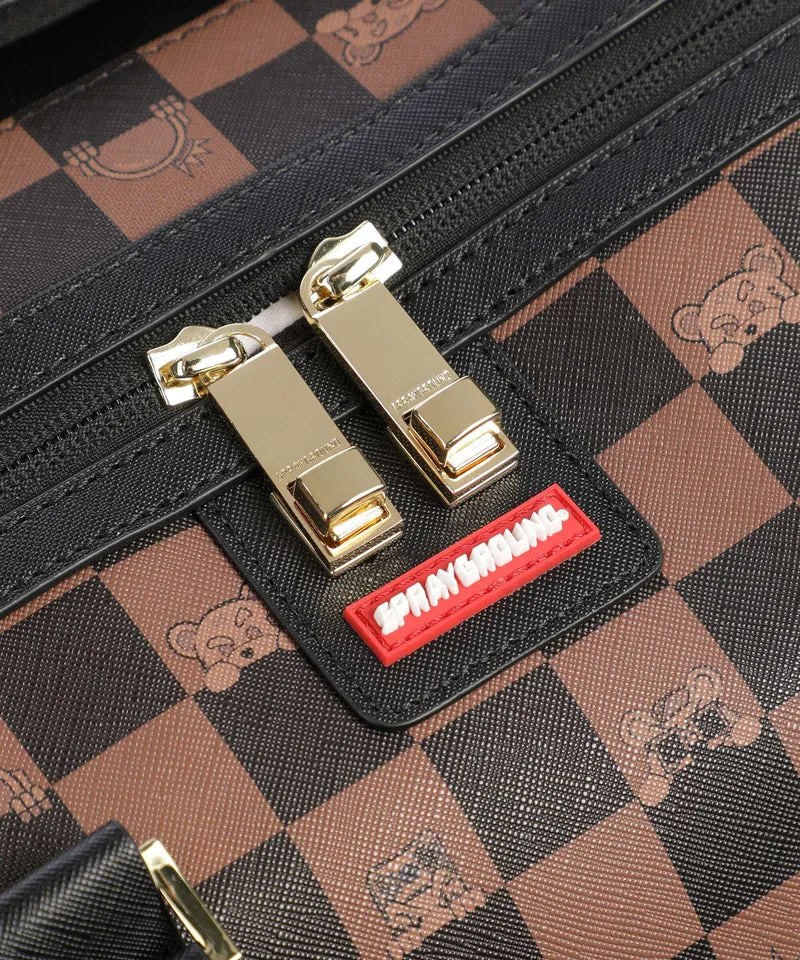 Sprayground Peeking Character Check Weekender multicolour