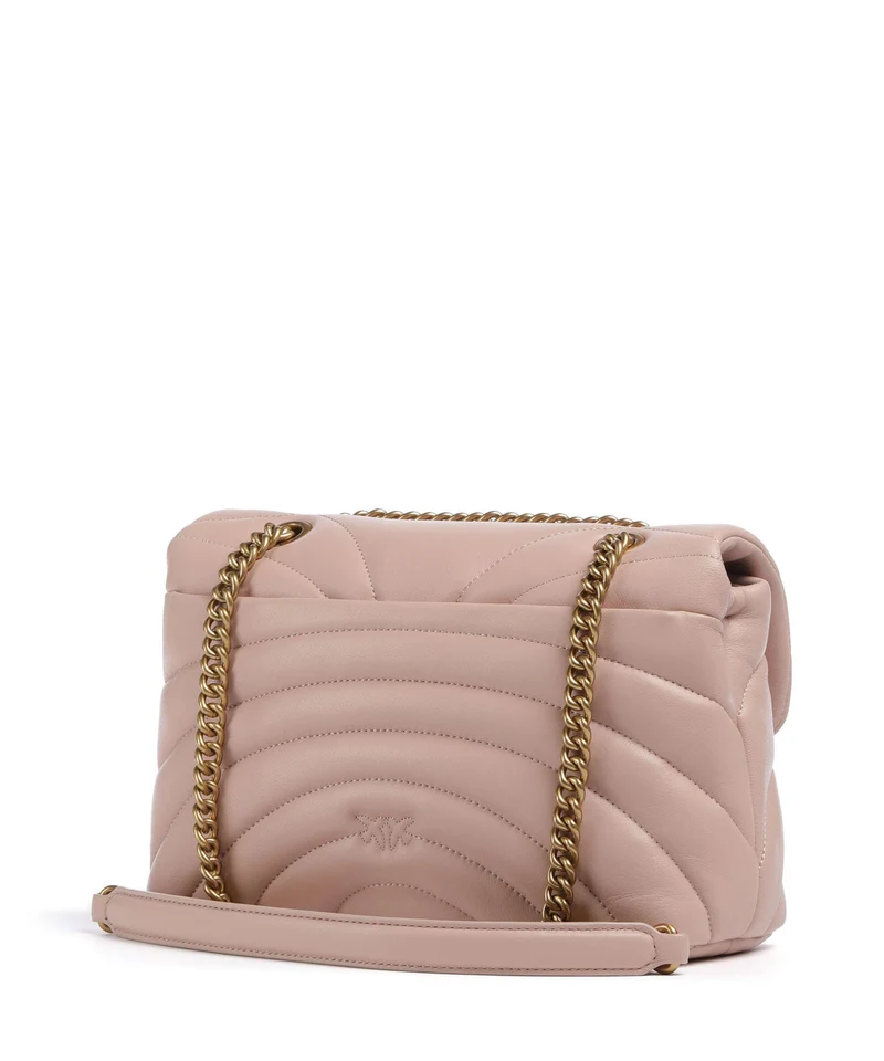 Pinko Love Puff Classic Schultertasche cipria/antique gold