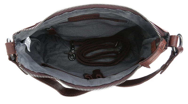 Spikes & Sparrow Bronco Toronto Beuteltasche dark brown