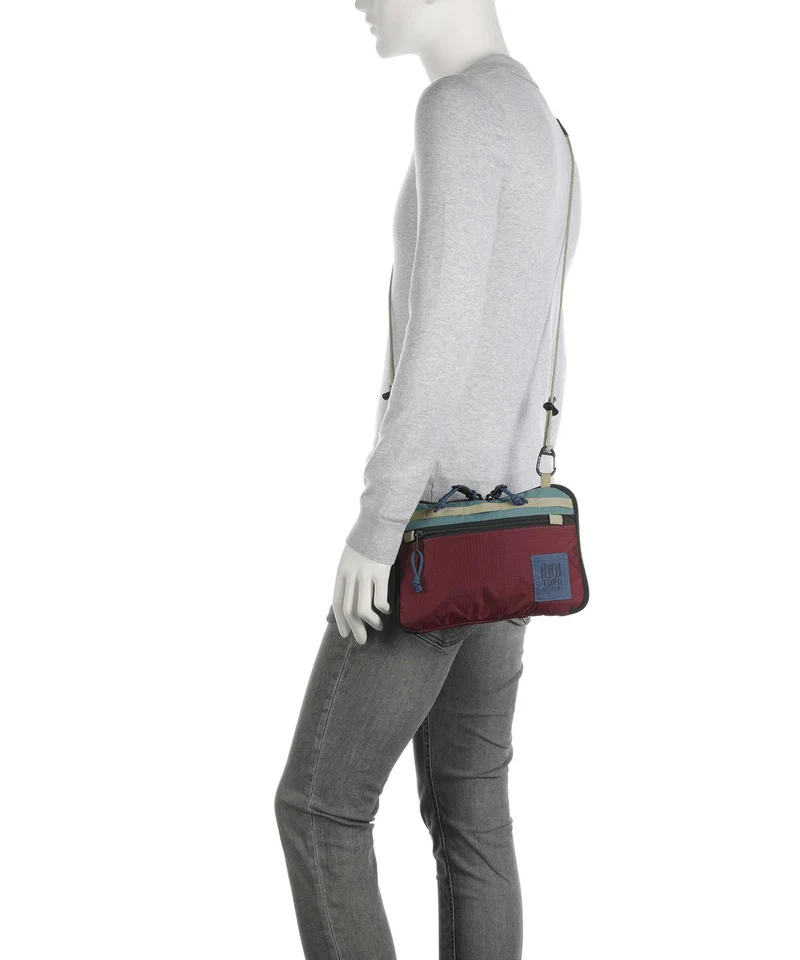 Topo Designs All Adventure Umhängetasche burgundy