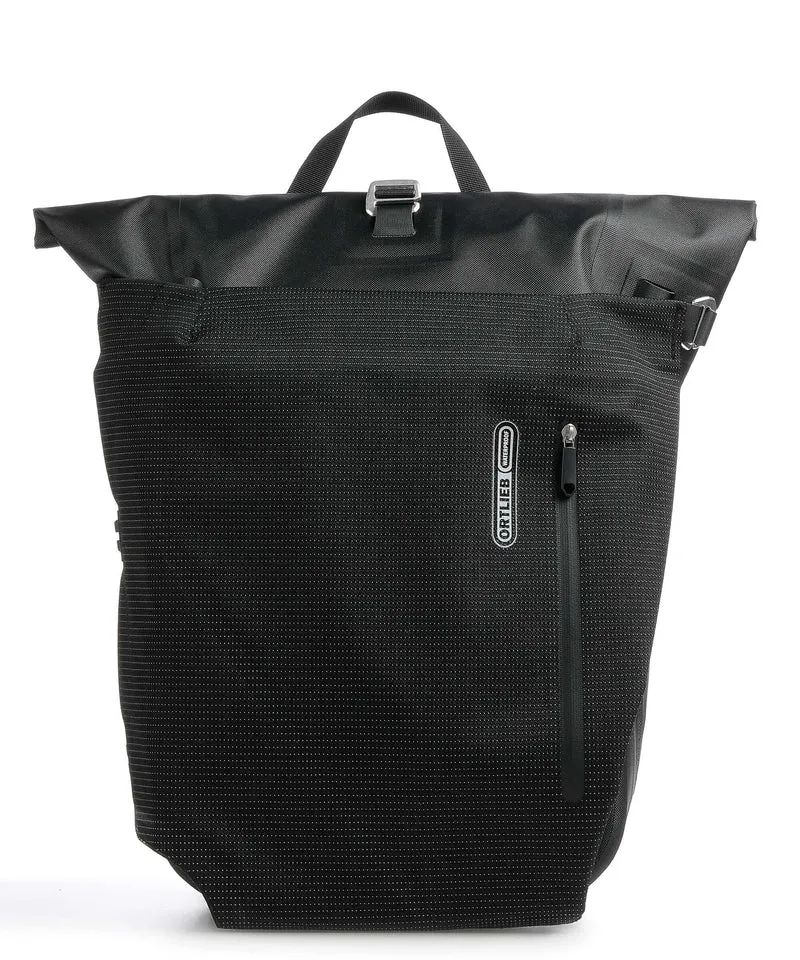 Ortlieb Vario High Vis 26 Rolltop Rucksack black reflective