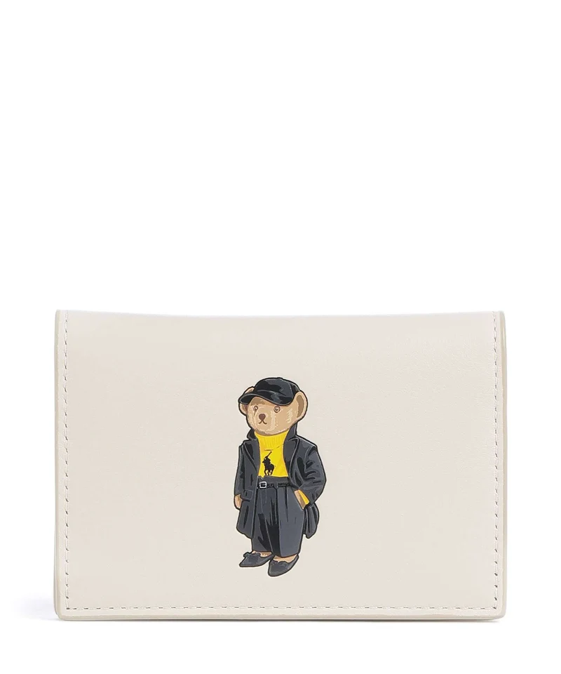 Polo Ralph Lauren Bear Holiday Kreditkartenetui ivory