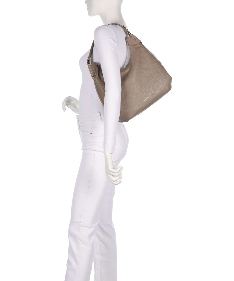 Coccinelle Rebekka Beuteltasche warm taupe