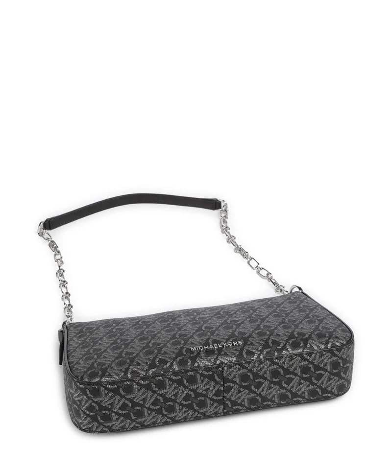 Michael Kors Empire Schultertasche black/silver