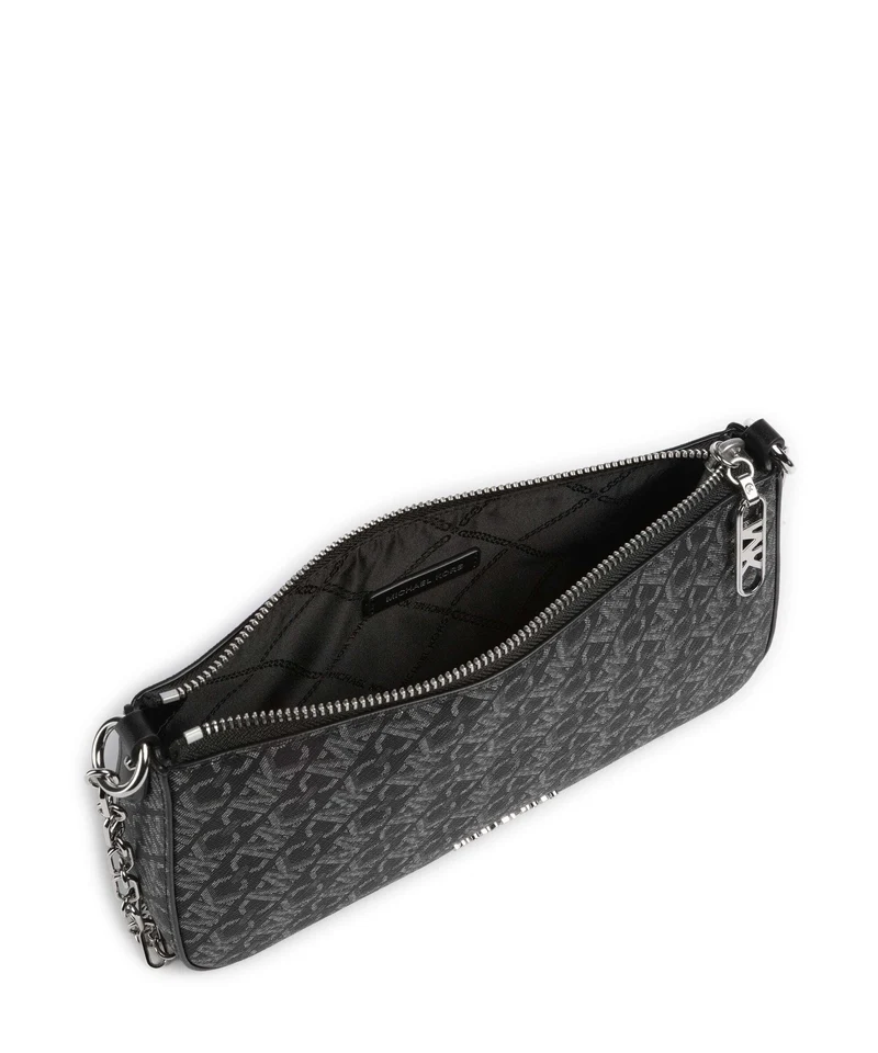 Michael Kors Empire Schultertasche black/silver