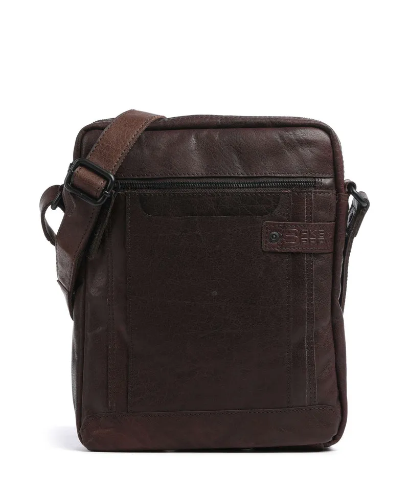 Spikes & Sparrow Bronco Jayed Umhängetasche dark brown